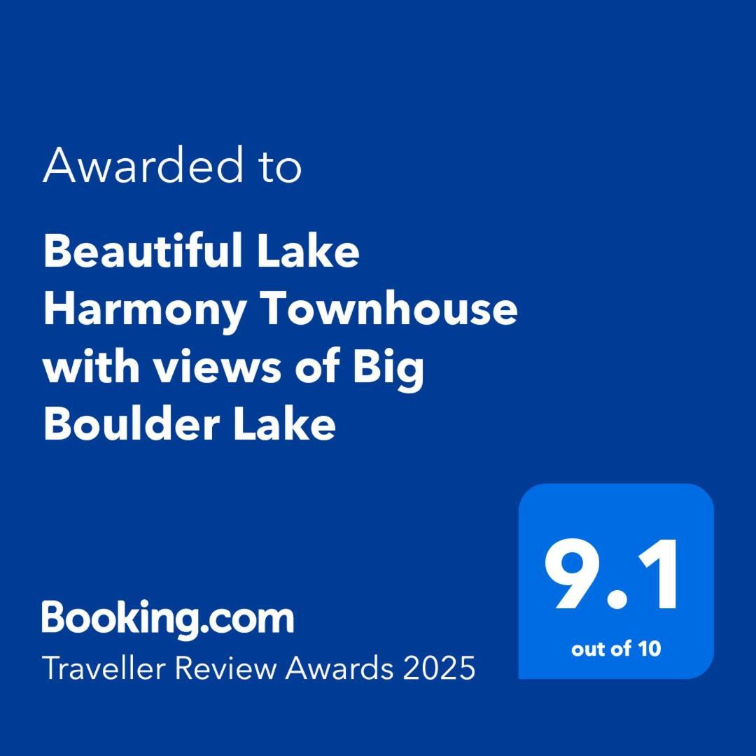 Beautiful Lake Harmony Townhouse At Big Boulder Lake And Ski Area Exterior photo